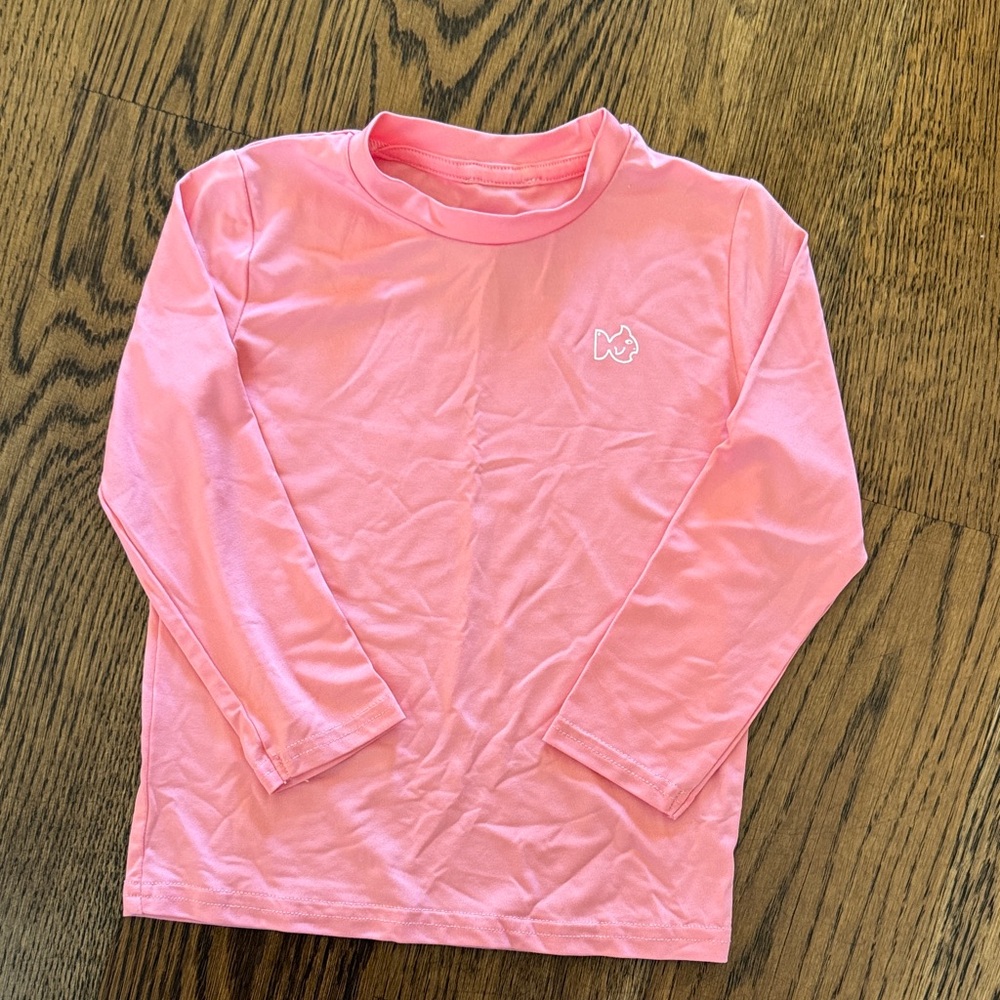 Kids Pink Long Sleeve Tee